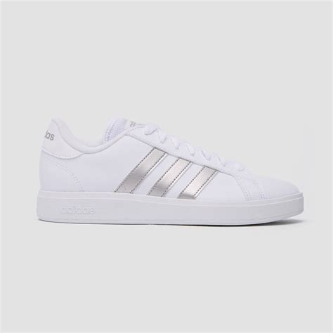 adidas sneakers wit goud dames